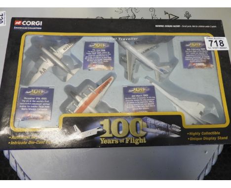 Boxed Corgi 100 Years of Flight Model Airplane 