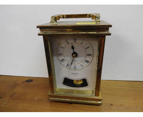 Good Quality Heavy Brass Carriage Clock 
