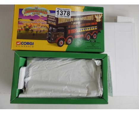 Boxed Corgi Classics Atkinson Open Pole Model Truck Set 
