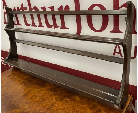 An Ercol Golden Dawn ash plate rack 