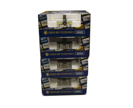 Franklin Mint Armour Collection WWII Aircraft, a boxed group all with outer boxes of  1:48 scale Japanese models comprising, 