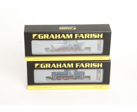 Graham Farish (Bachmann) N Gauge Class 14 Diesel Locomotives, both ref 372-952, in BR blue as no 14 029, both VG-E, boxes VG-