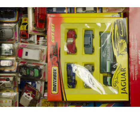 1970s and Later 1:64 scale Vehicles, a boxed/packaged collection of vintage and modern private and commercial vehicles includ