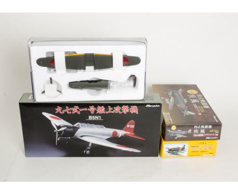 Marushin Japanses metal unmade 1:48 Scale Aircraft Kits, 8500 27 B5N1, 8500 24 D3A2, 3980 26 Baka Model 11, 5980 10 J2M3 21 (