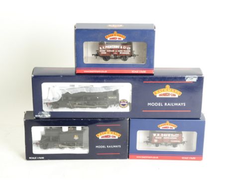 Bachmann OO Gauge Steam Locomotives and PO wagons, ref 32-258 WD Austerity 2-8-0 no 90423, ref 32-137 ex-GWR 'Prairie' 2-6-2T
