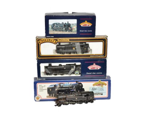 Bachmann and Mainline OO Gauge BR Black Locomotives and Tenders, boxed Bachmann Standard class 4 4-6-0 no 75073, weathered, s