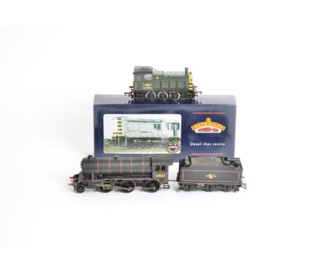 Bachmann OO Gauge Steam and Diesel Locomotives, Ex-LNER K3 class no 61823 in BR lined black, unboxed, G-VG, boxed BR green cl
