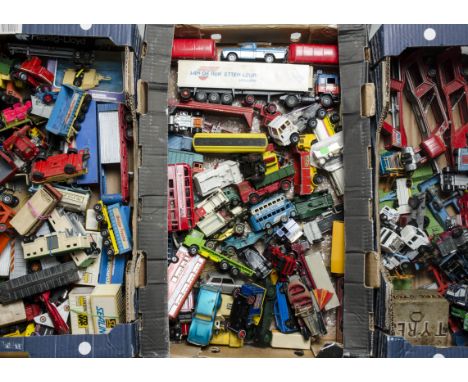 Modern Playworn Diecast Vehicles, a collection of vintage and modern private and commercial models, including examples by Cor