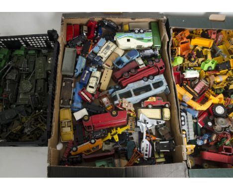 Post-war and Modern Playworn/Unboxed Diecast Vehicles, a collection of vintage and modern, private, commercial and military m