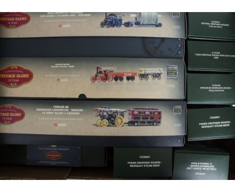 Corgi Vintage Glory of Steam, a boxed group of 1:50 scale Limited edition models, including 80102 Pickford's Fowler B6 with L