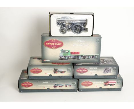 Corgi Vintage Glory of Steam and Gold Star Specials, a boxed group of 1:50 scale models including Sentinel, Fowler and Garret