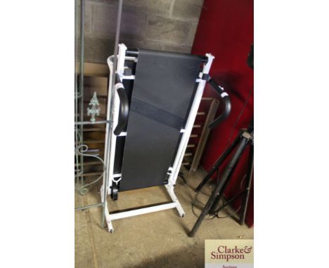 A treadmill with manual