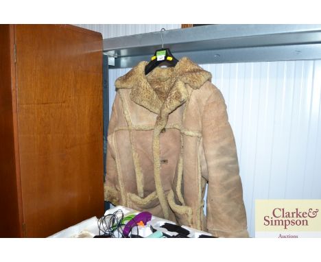 A vintage sheep skin coat