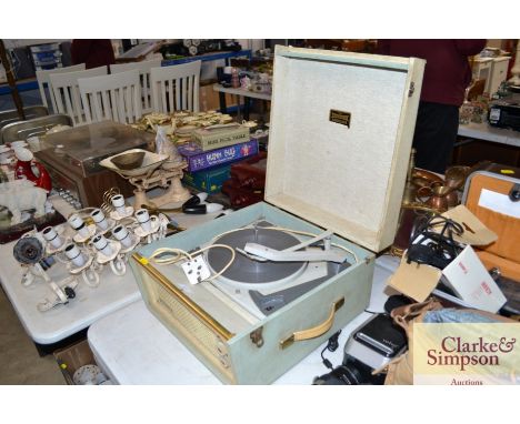 A Dansette Bermuda record player
