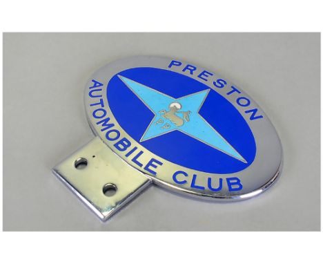 Preston Automobile Club Car Badge