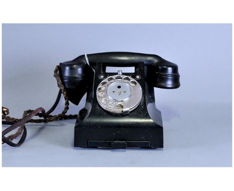 Vintage Black Bakelite Phone