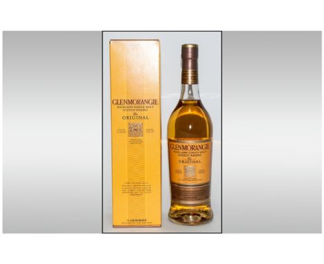 70cl Glenmorangie Highland Single Malt Scotch Whisky, 10 year old. The original. Full Bottle. Unopened.