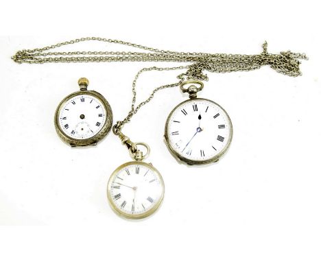 3 silver pocket watches from a local retired watch repairer