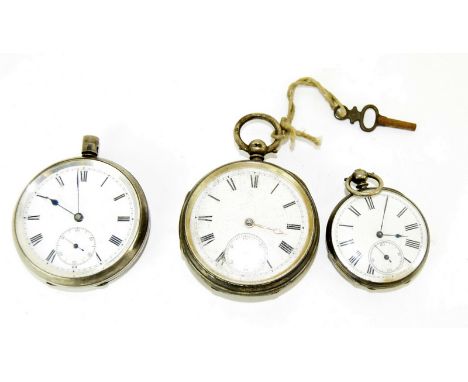 3 silver pocket watches from a local retired watch repairer