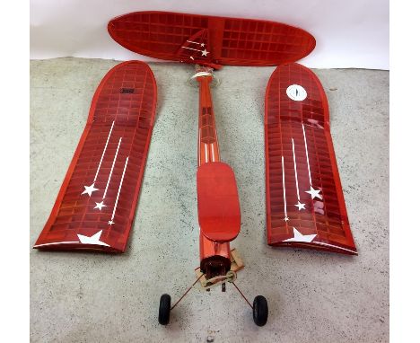Large High wing model aero plane with R/C gear