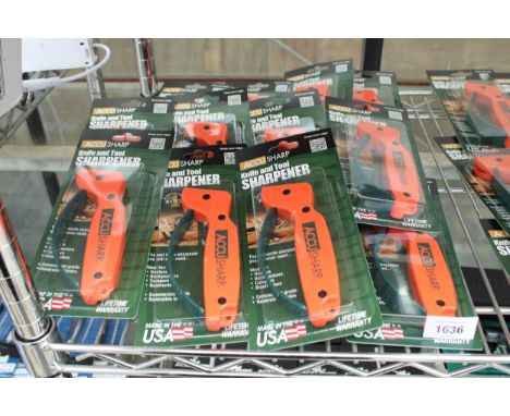 TWELVE NEW AND PACKAGED ACCUSHARP KNIFE AND TOOL SHARPENERS 