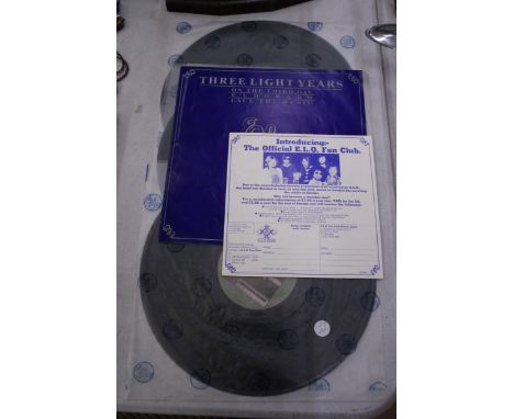THREE ELECTIC LIGHT ORCHESTRA LP RECORDS - VENDOR STATES MINT CONDITION 