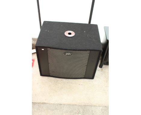 A LARGE PEAVEY PRO SUBP SPEAKER 