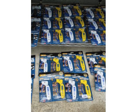 TWENTY NEW AND PACKAGED ACCUSHARP KNIFE AND TOOL SHARPENER COMBO PACKS 