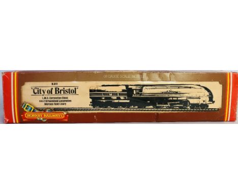 Hornby OO gauge R072 City of Bristol streamline Coronation Class maroon and gold livery boxed