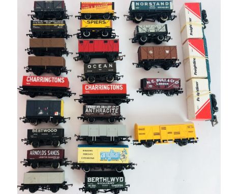 Hornby OO gauge assorted freight wagons unboxed
