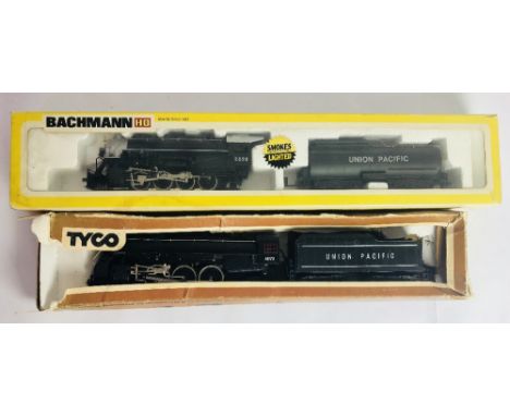 Tyco and Bachmann HO scale pair of USA Union Pacific steam locomotives both boxed