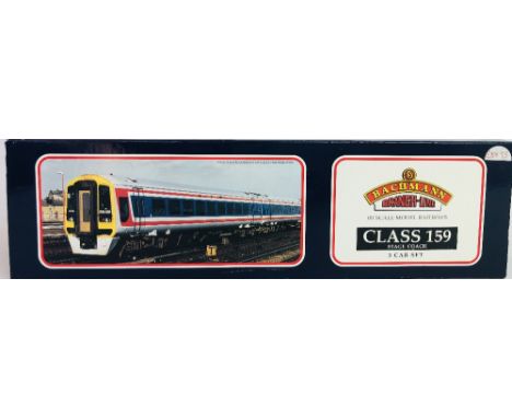 Bachmann OO gauge 31-512 class 159 Stagecoach livery 3 car DMU boxed