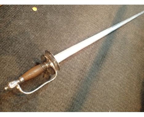 20thC miltary dress sword lacking scabbard