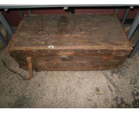 vintage travel trunk