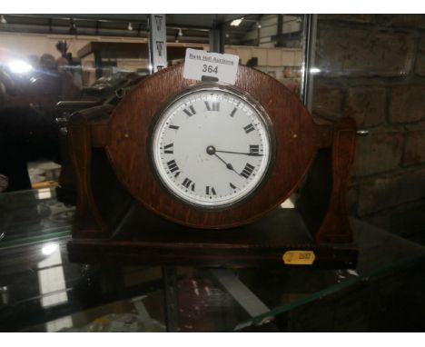 vintage inlaid mantel clock