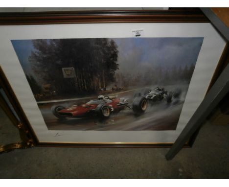 Dion Pears limited edition racing car print