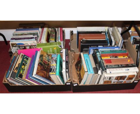 Six boxes of various art and antiques reference books