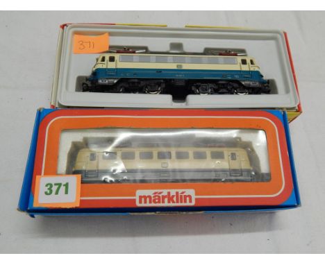 MARKLIN HAMO 3156 DB 140239 E LOK, BOXED & RUNS, FLEISCHMANN 4338 DB 110352 E LOK BOXED & RUNS