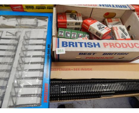 FLEISCHMANN ACCESSORIES, QTY OF TRACK, SWITCHES, VOLLMER OVERHEAD SYSTEM