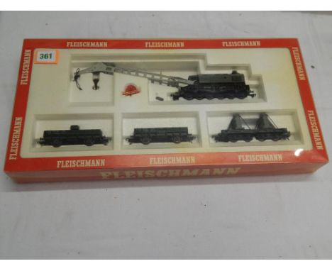 FLEISCHMANN BOXED 5597 CRANE SET