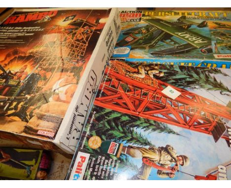 ACTION MAN TRAINING TOWER, PERSUIT CRAFT, RAMBO