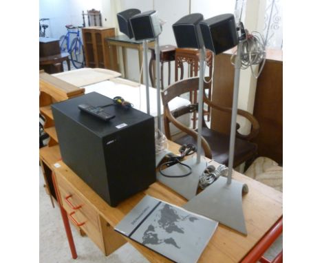 A Jamo surround sound speaker system: to include a sub-woofer with remote control       BSR
