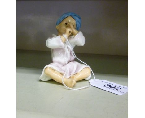 A Royal Worcester china figure, 'India' by FG Doughty, model no.3071  3''h       OS1