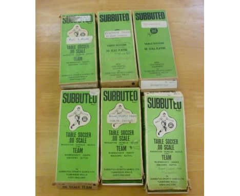 A collection of Subbuteo 00 scale players: to include Sweden and Finland  boxed      CA