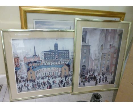 Pictures: to include after Stuart - an artist's impression of London  Limited Edition print 824/950  bears a pencil signature