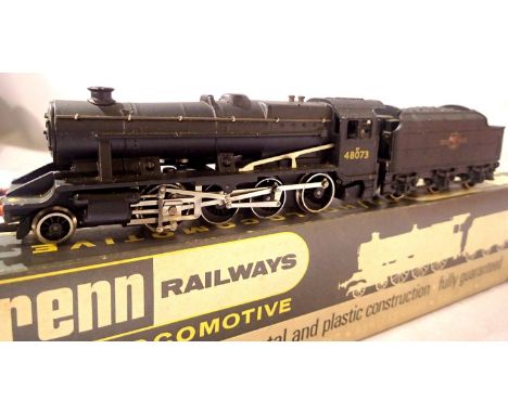 Wrenn W2224, Class 8F, Black, Late Crest, 48073, in very good condition, minor rubs/touch ins etc, box good with instructions