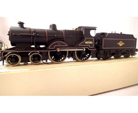 Mainline Class 2P, Black, Late Crest, 40580, in very good condition, detailed storage box. P&amp;P Group 1 (£14+VAT for the f