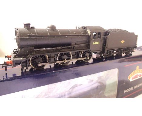 Bachmann Class J39, Black, Late Crest, renumbered, 64981, in very good condition, box with wear. P&amp;P Group 1 (£14+VAT for