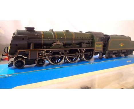 Airfix Royal Scot Class, renamed/numbered to 46126, Royal Army Service Corps, Green, Late Crest, weathering to valve gear, in