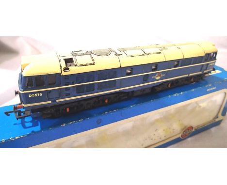 Airfix AIA-AIA, Blue/White, renumbered, D5578, roof detail enhanced, in good condition, box poor. P&amp;P Group 1 (£14+VAT fo